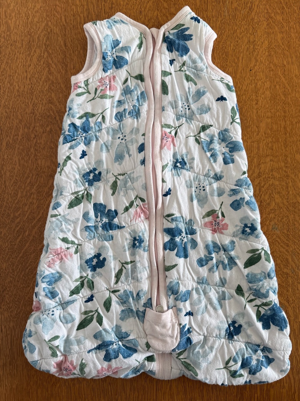 Burt’s Bees Beekeeper Floral Sleeveless Baby Sleep Sack